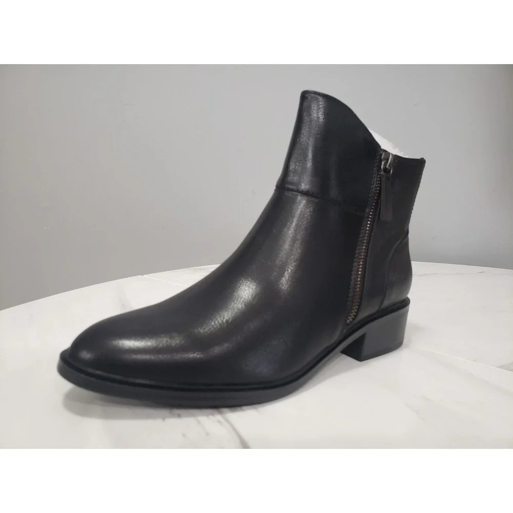 NEW NO BOX SZ 9 Baretraps Women's Black Alona Booties Ankle Boots Basic Simple